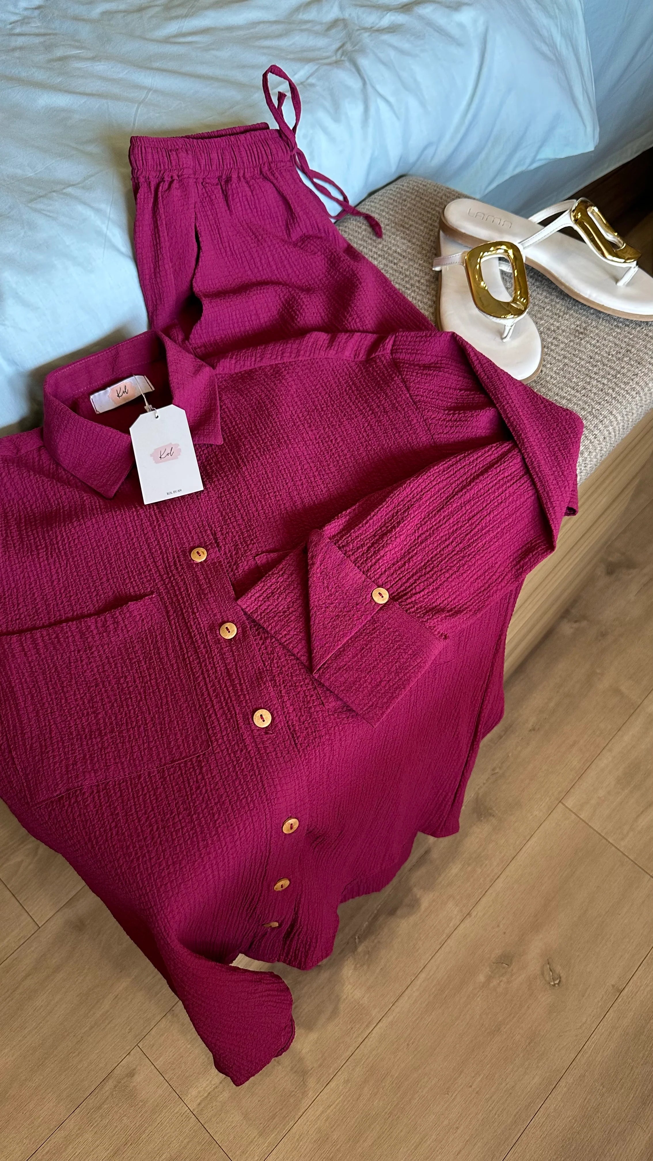 BERRY CRUSHED co ord