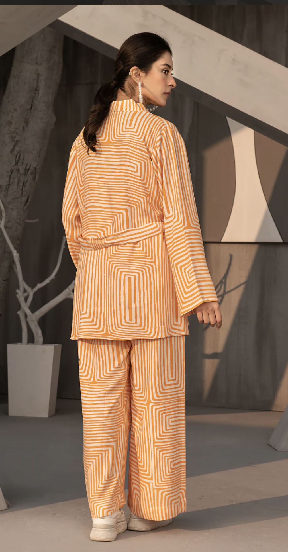 PRINTED  MAZE CO ORD SET