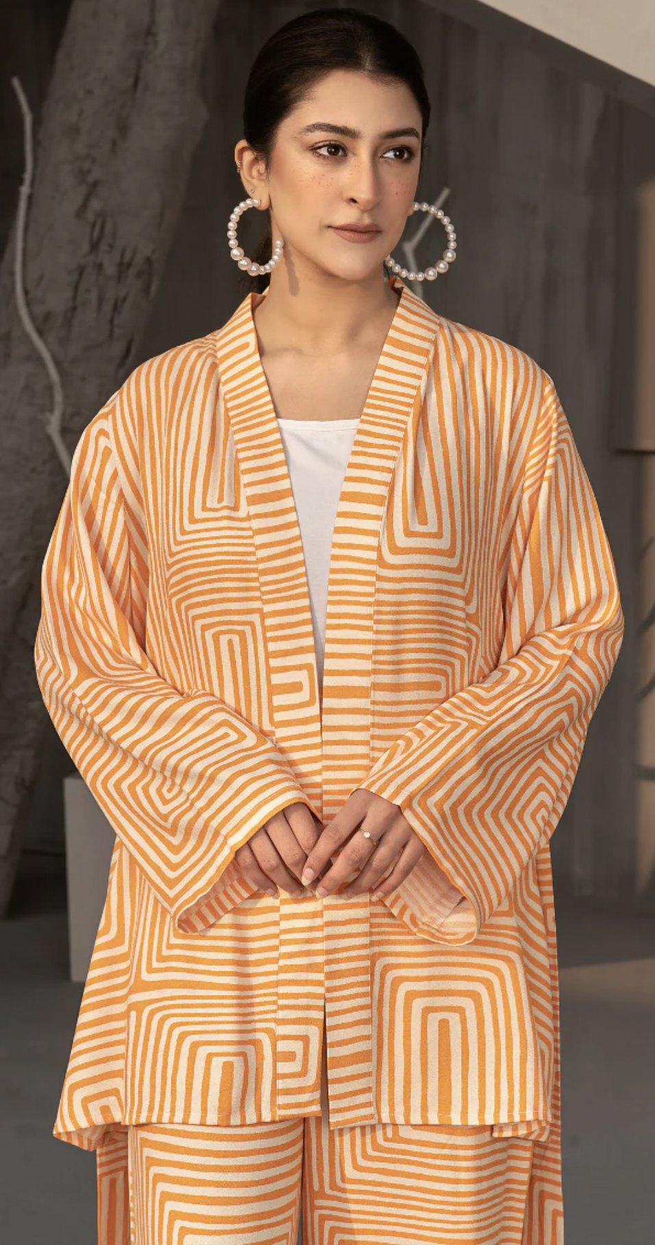 PRINTED  MAZE CO ORD SET